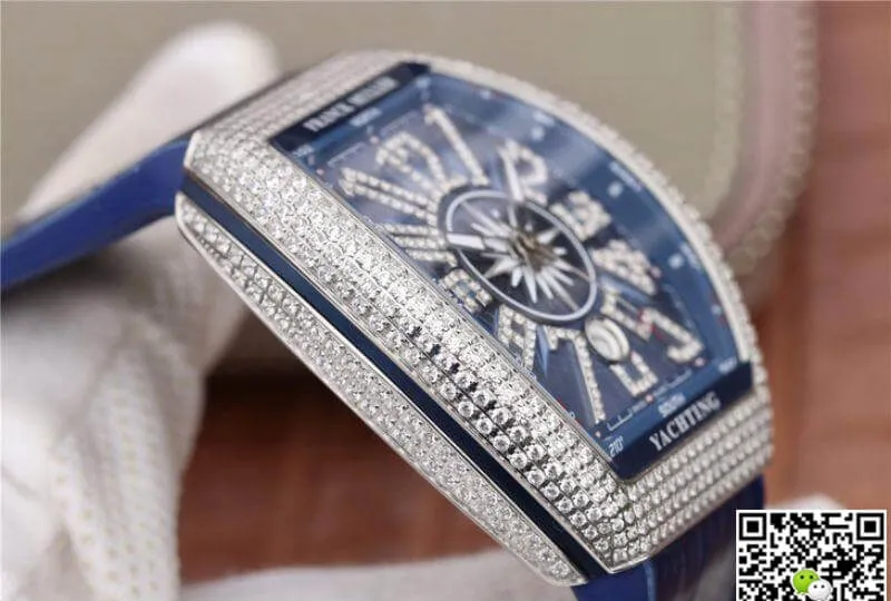 Franck Muller Vanguard V45.SC.DT.AC.BL 1:1 Best Edition Replica Watch Swiss ETA2824-2